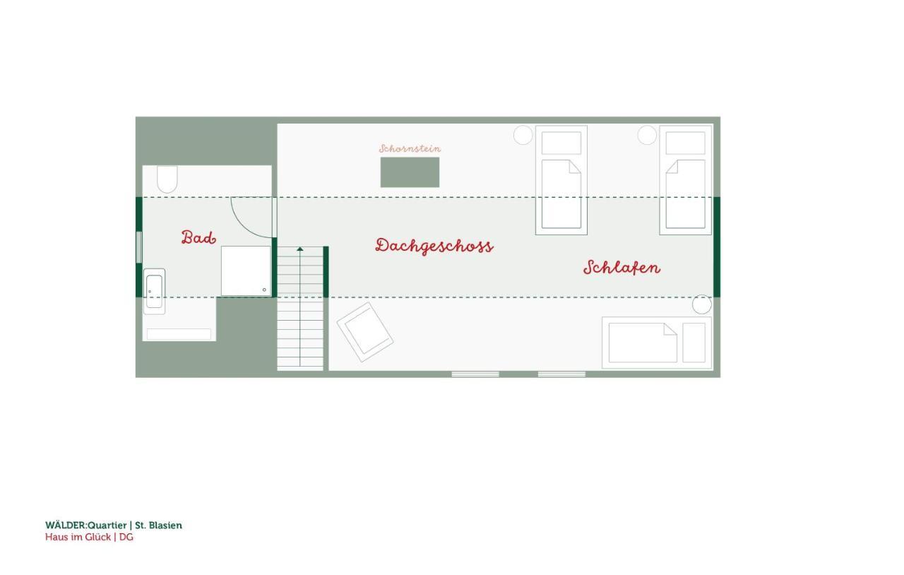 Waelder: Quartier Haus Im Glueck Villa Санкт Блазиен Екстериор снимка